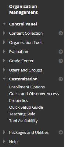 Control Panel - Properties